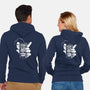 Drink Milk and Kick Ass-unisex zip-up sweatshirt-butcherbilly