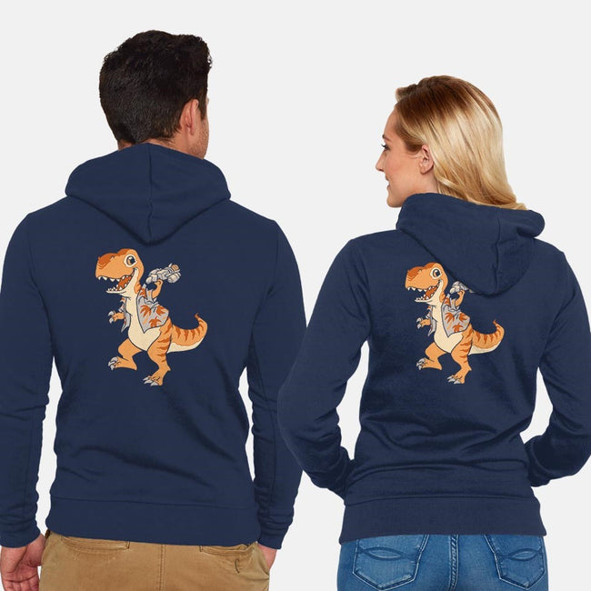 Just Keep Flying-unisex zip-up sweatshirt-DoOomcat