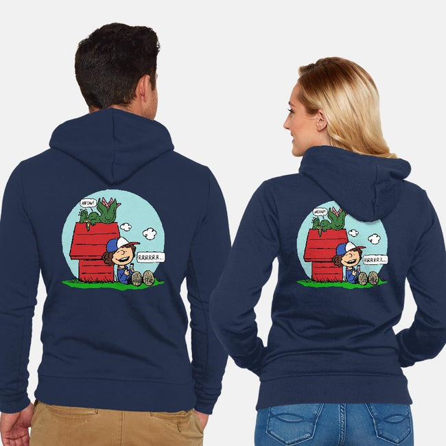 Nougats-unisex zip-up sweatshirt-zerobriant