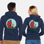Nougats-unisex zip-up sweatshirt-zerobriant