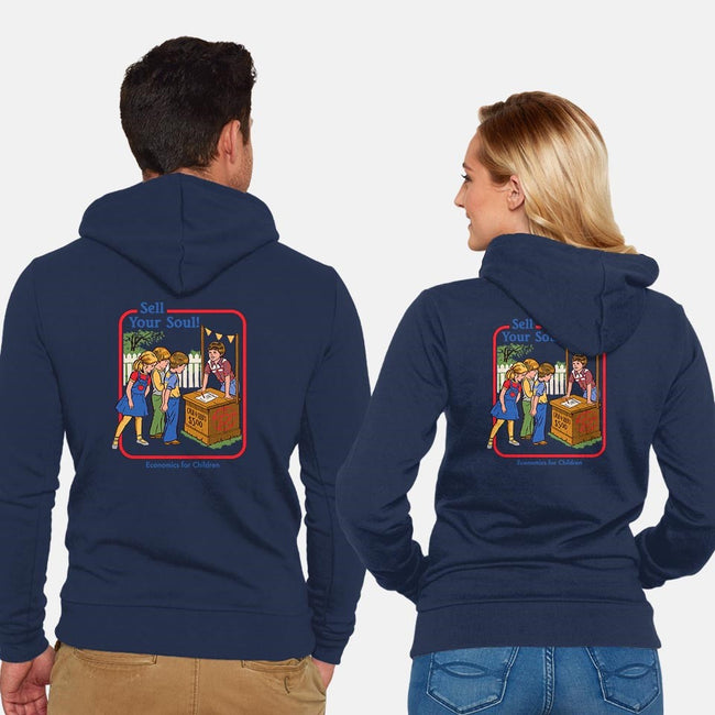Sell Your Soul-unisex zip-up sweatshirt-Steven Rhodes