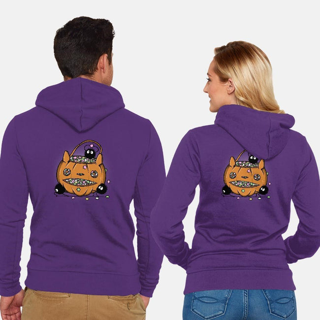 Hallowatari!-unisex zip-up sweatshirt-Raffiti