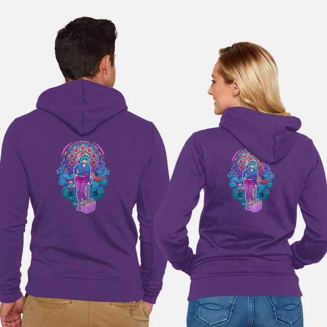 League of Evil Exes-unisex zip-up sweatshirt-MeganLara