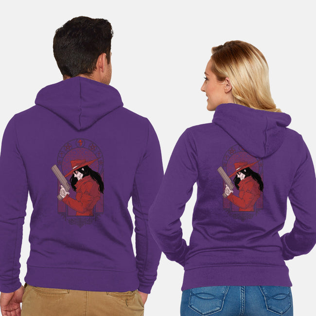 The Vampire-unisex zip-up sweatshirt-xMorfina