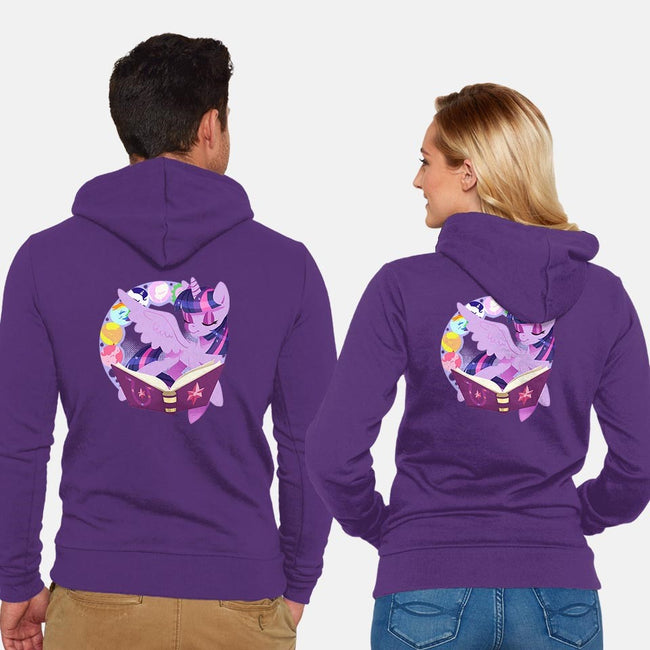 In Our Book-unisex zip-up sweatshirt-thedicegoddess