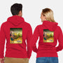 Sponge of Rivia-unisex zip-up sweatshirt-artofvelazquez