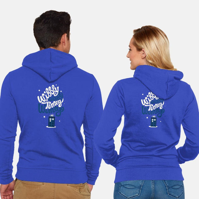 Wibbly Wobbly-unisex zip-up sweatshirt-risarodil