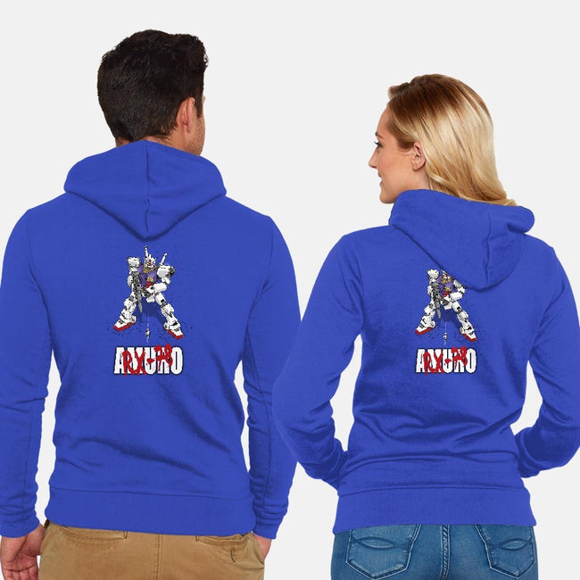 Newtype Generation-unisex zip-up sweatshirt-Latvilous