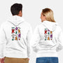 Haring Future-unisex zip-up sweatshirt-ducfrench