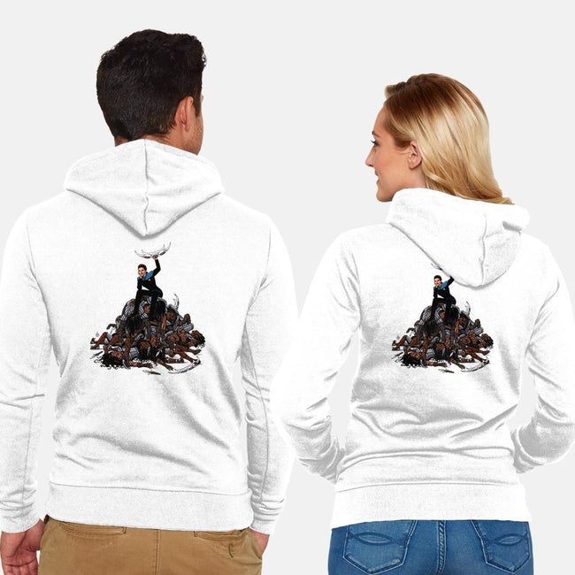 Trill Triumphant-unisex zip-up sweatshirt-dandstrbo