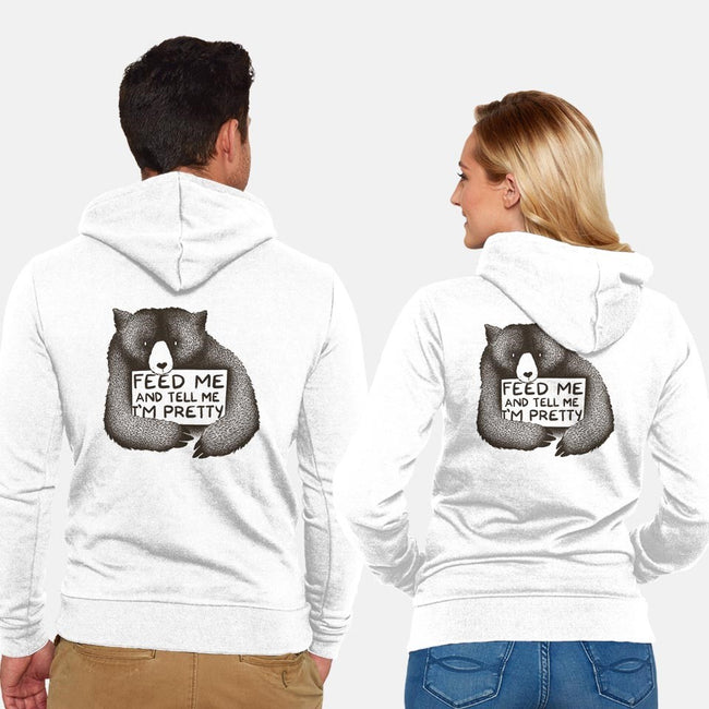 Feed Me-unisex zip-up sweatshirt-tobefonseca