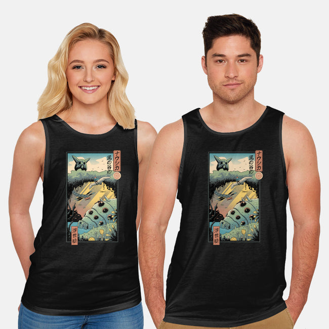 Ukiyo-E Wind Valley-unisex basic tank-vp021