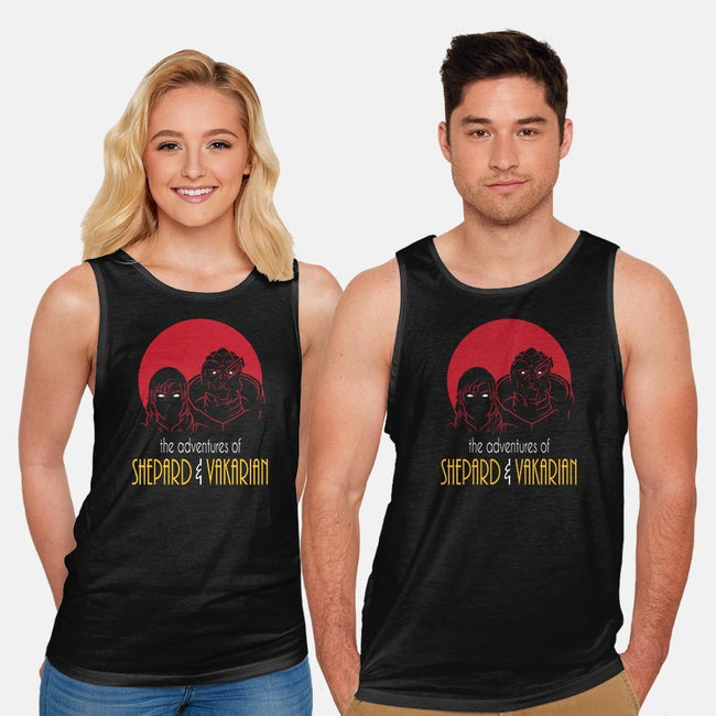 Adventures of FemShep-unisex basic tank-Cattoc_C