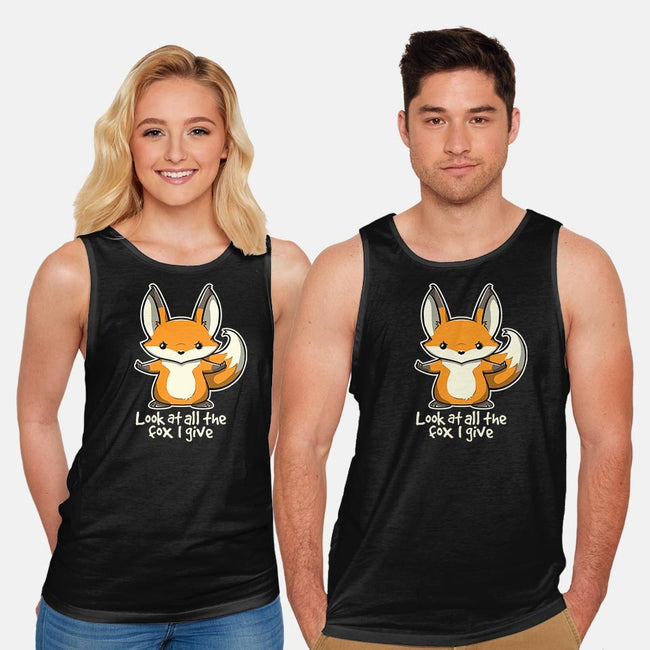 All The Fox-unisex basic tank-Licunatt