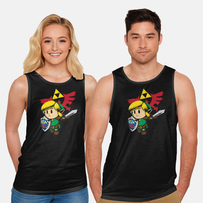 Hylian Hero-unisex basic tank-DrMonekers