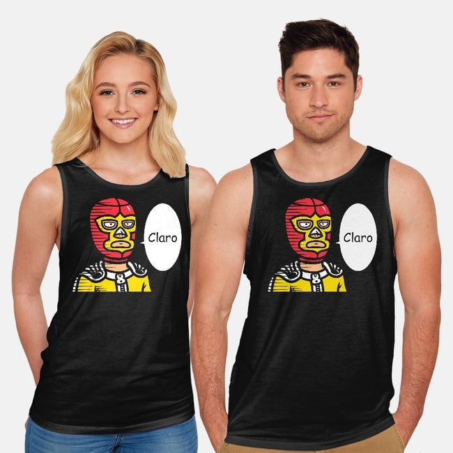 One Punch Macho-unisex basic tank-krisren28