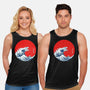 Hokusai Gojira-Variant-unisex basic tank-Mdk7