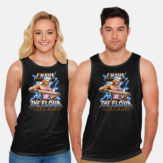 I have the flour!-unisex basic tank-KindaCreative