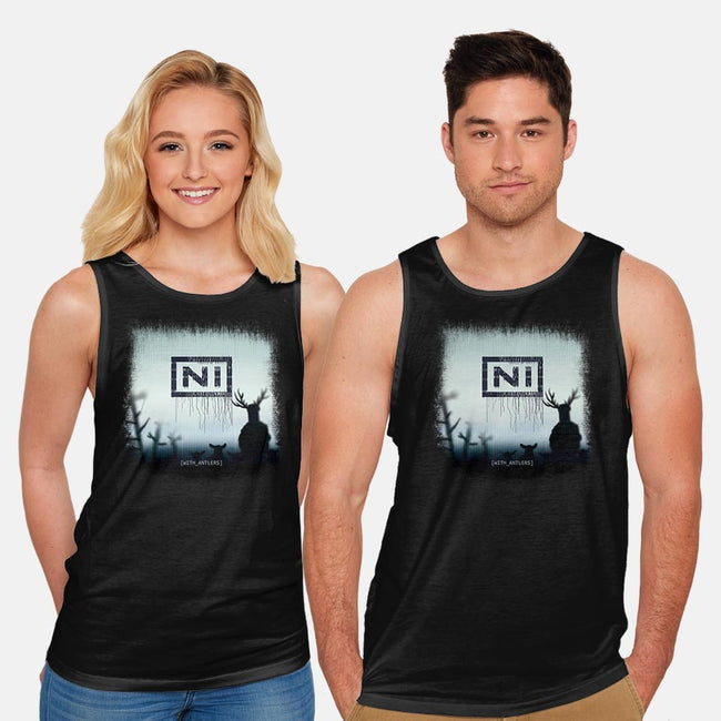 With Antlers-unisex basic tank-ntesign