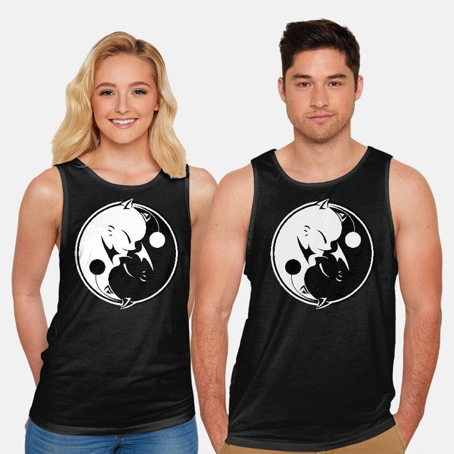 Yin Yang Mog-unisex basic tank-motoslave