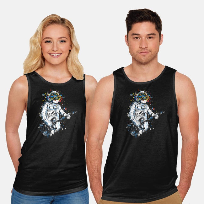 Space Guitar-unisex basic tank-kharmazero
