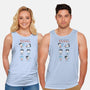 Don't Panic And Carry A Towel-unisex basic tank-queenmob