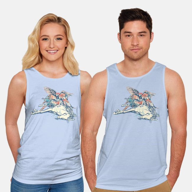 Vultures-unisex basic tank-tolagunestro