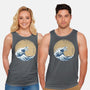 Hokusai Gojira-unisex basic tank-Mdk7