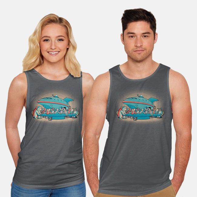 Future Supper-unisex basic tank-trheewood