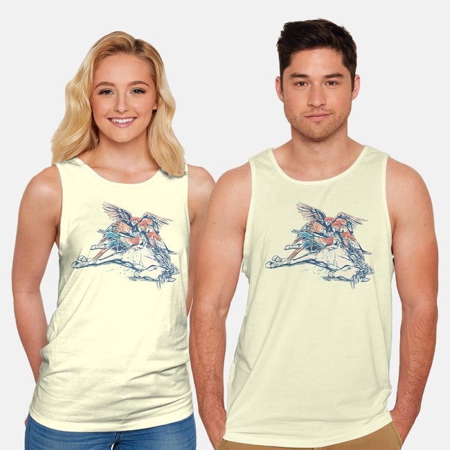 Vultures-unisex basic tank-tolagunestro