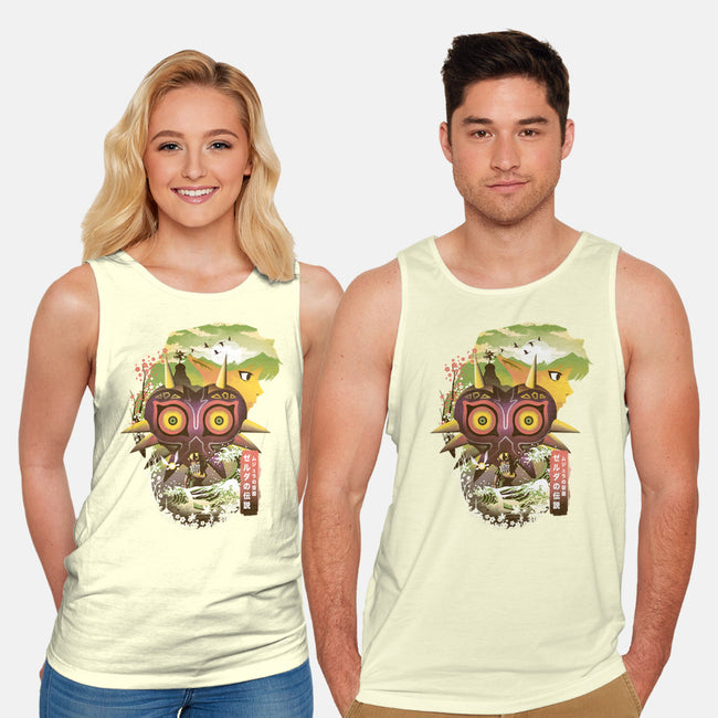 Ukiyo-E Majora-unisex basic tank-dandingeroz