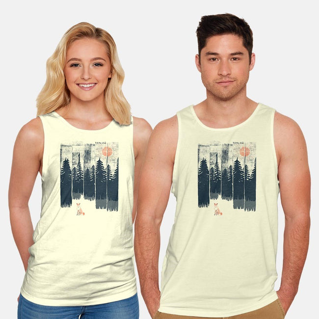 Fox In the Wild-unisex basic tank-ndtank