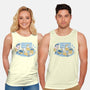 Schrodinger's Cats are Doing It Wrong-unisex basic tank-queenmob