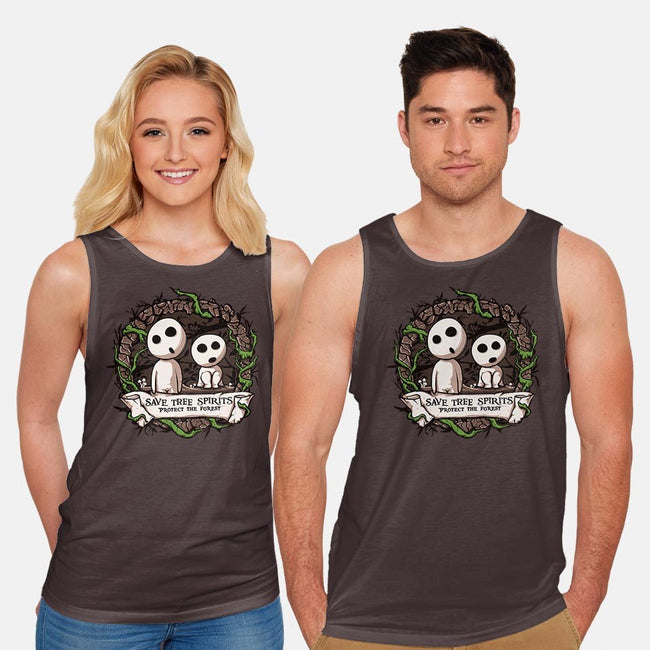Save The Tree Spirits-unisex basic tank-ducfrench