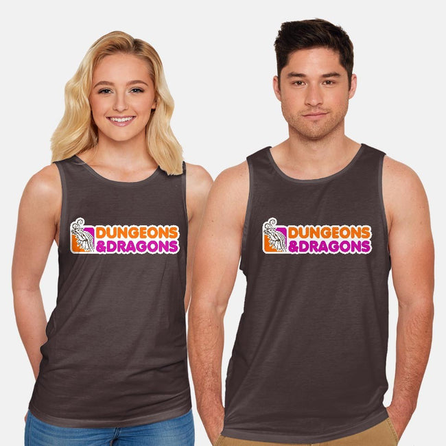 D&D All Nighter-unisex basic tank-JoeGrady