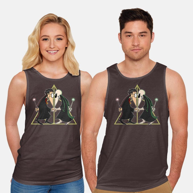 Wizard Vs Wizard-unisex basic tank-SarahCave