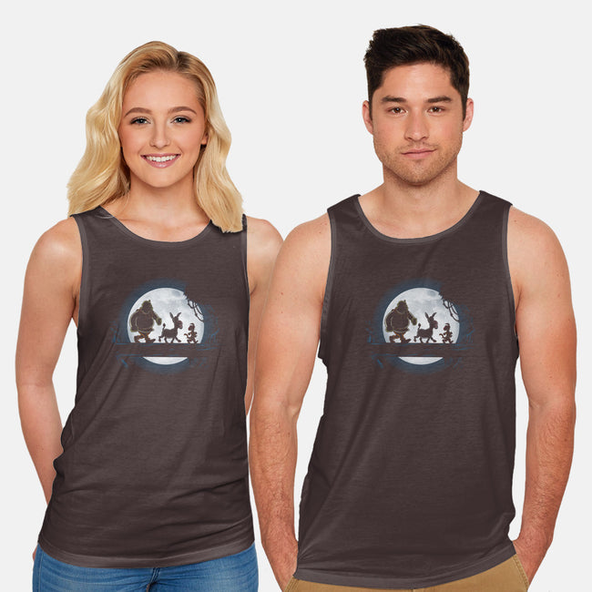 Moonlight Motto-unisex basic tank-jasesa