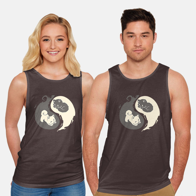 Yin and Yang-unisex basic tank-amyneko
