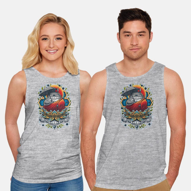 Enlightened Neighbor-unisex basic tank-Bamboota