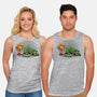 Afraid of Your Own Shadow-unisex basic tank-DJKopet