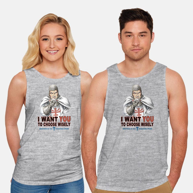 Choose Wisely-unisex basic tank-saqman
