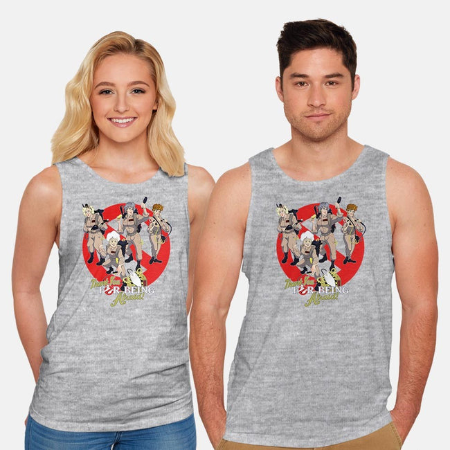 Thank You For Being Afraid-unisex basic tank-RangerRob
