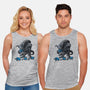 Alien Eats Alien-unisex basic tank-Letter_Q