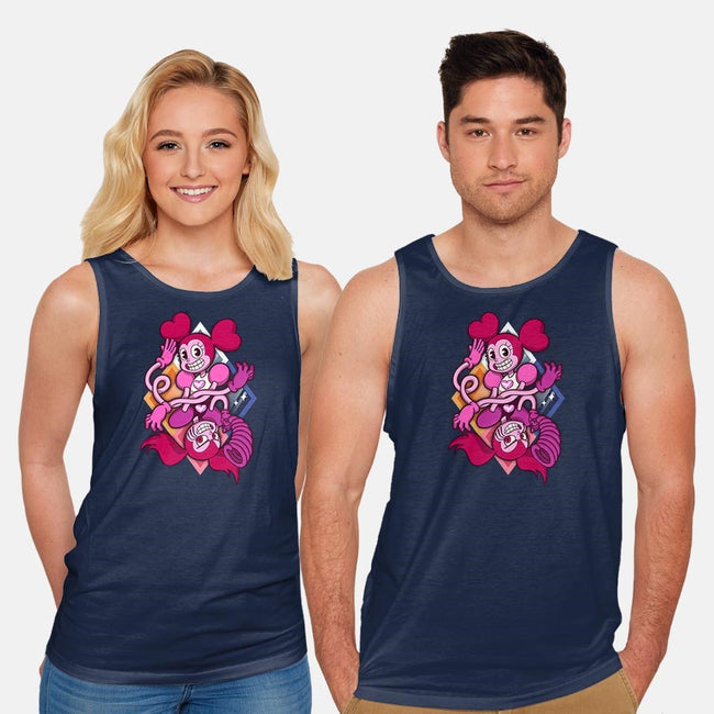Your New Best Friend-unisex basic tank-Ursulalopez