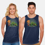 Afraid of Your Own Shadow-unisex basic tank-DJKopet