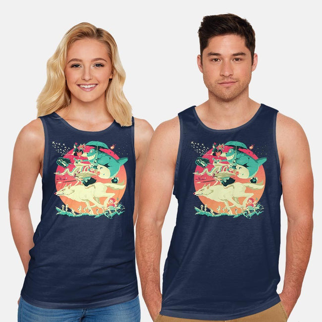 Spirited Race-unisex basic tank-El Black Bat