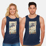Sky Castle Ukiyo-E-unisex basic tank-vp021