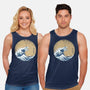 Hokusai Gojira-unisex basic tank-Mdk7