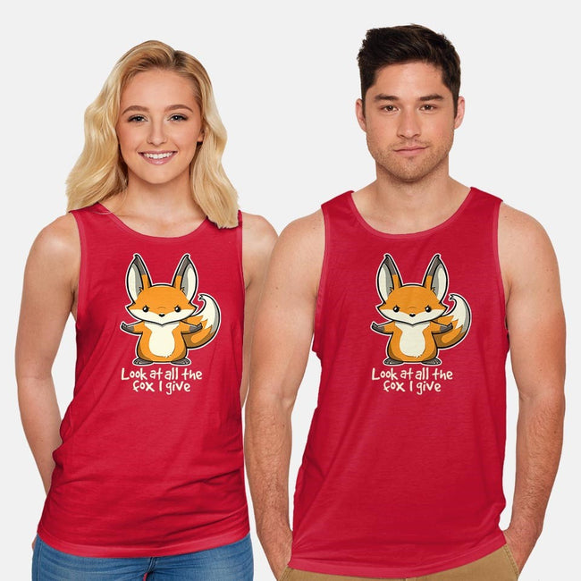 All The Fox-unisex basic tank-Licunatt