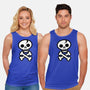 Skull and Crossbones-unisex basic tank-wotto